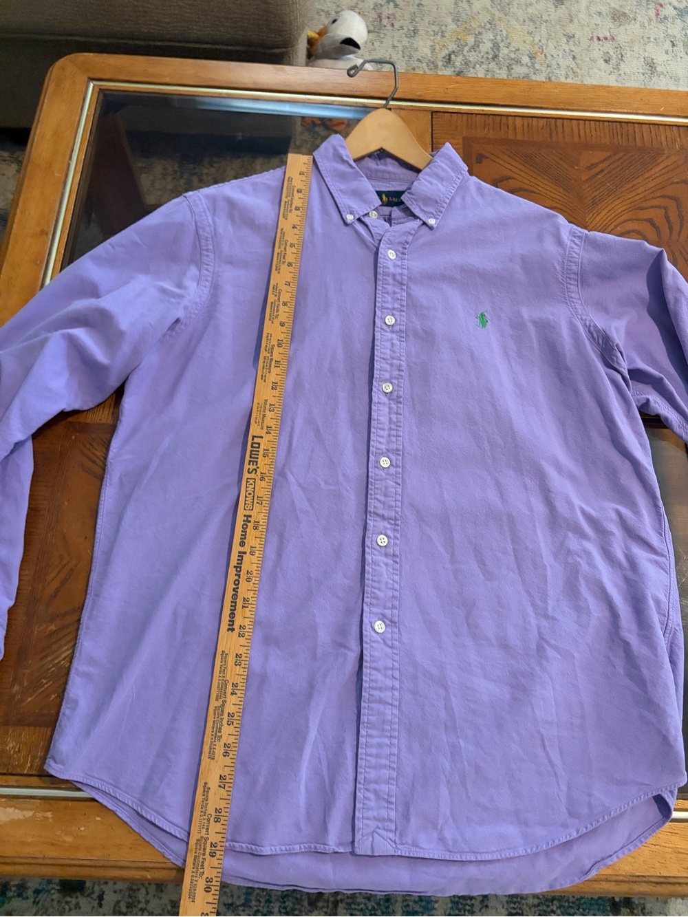 Polo by Ralph Lauren Lavender Button-Down Shirt - Picture 5 of 5